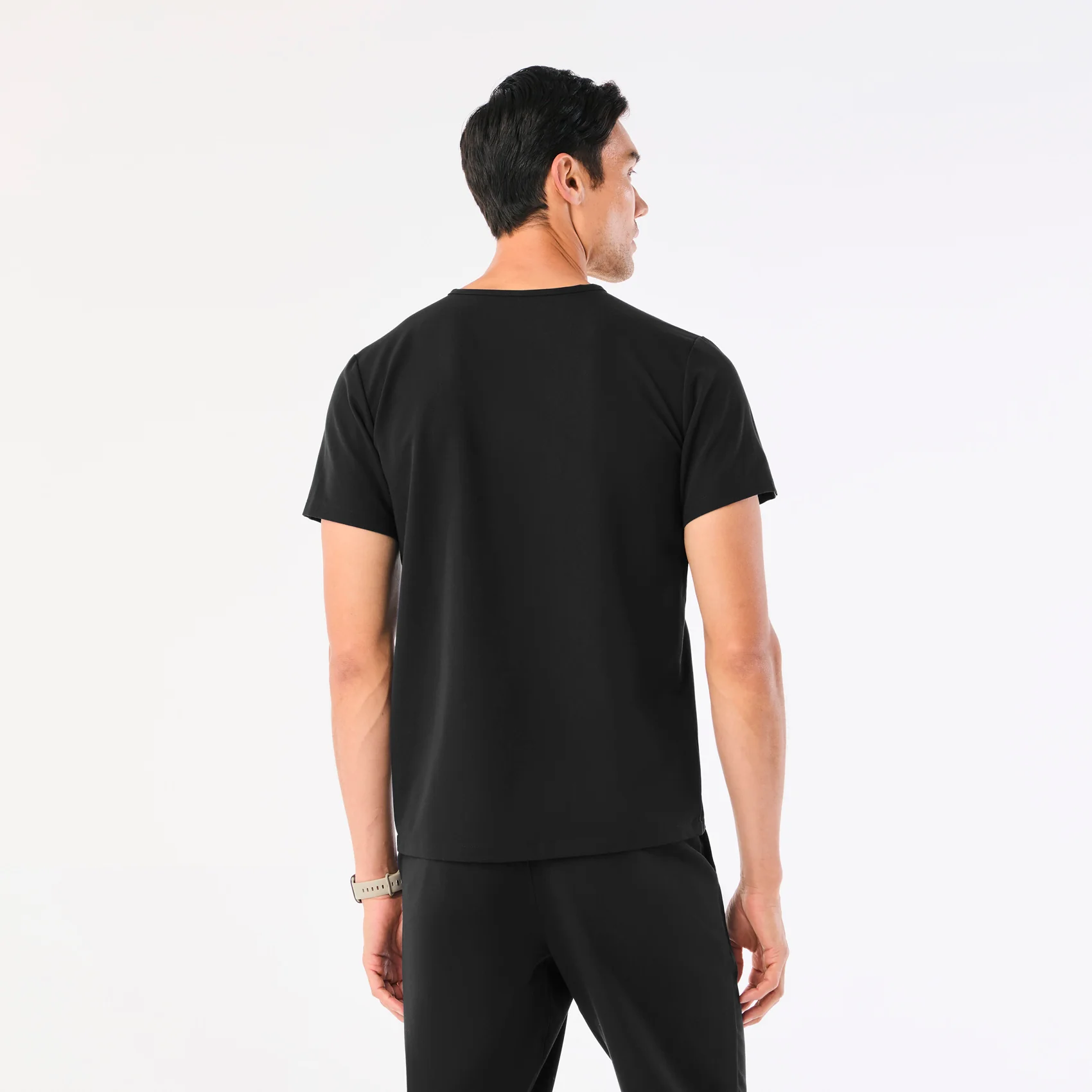 Men's Black Leon - Scrub Top™ - Image 4