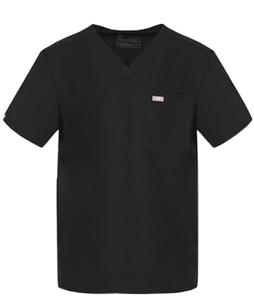 Men's Black Leon - Scrub Top™ - Image 6