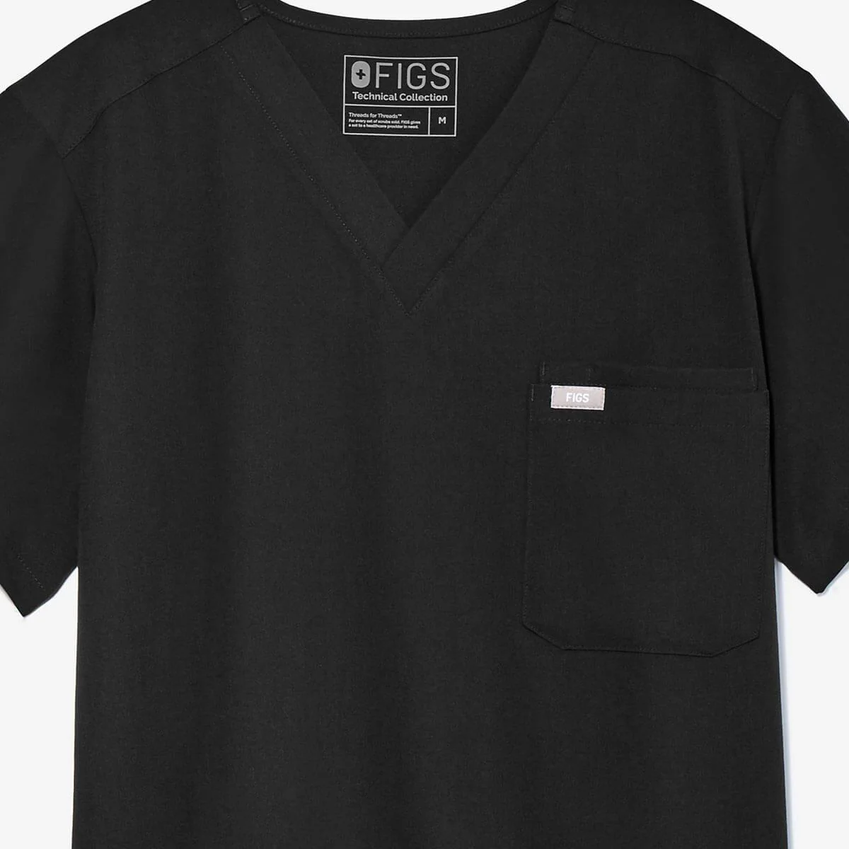 Men's Black Leon - Scrub Top™ - Image 7