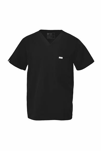 Men's Black Leon - Scrub Top™ - Image 8