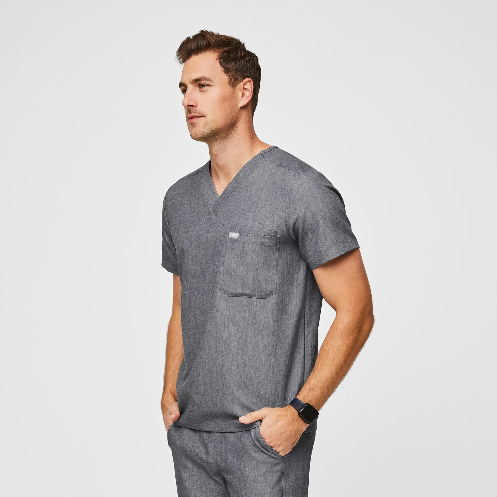 Men's Graphite Leon -  Scrub Top™ - Image 5
