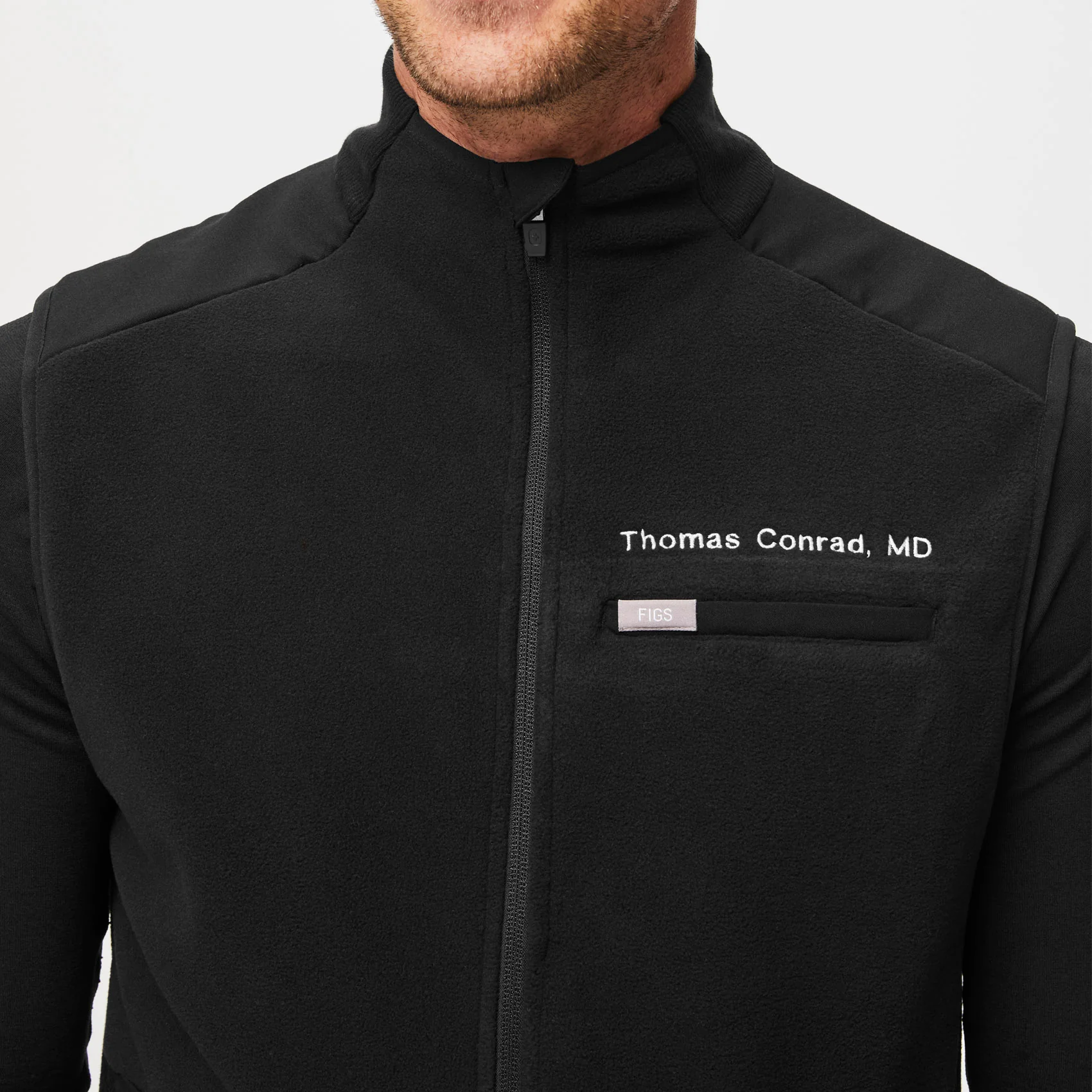 Men's Black On-Shift™ - Fleece Vest - Image 7