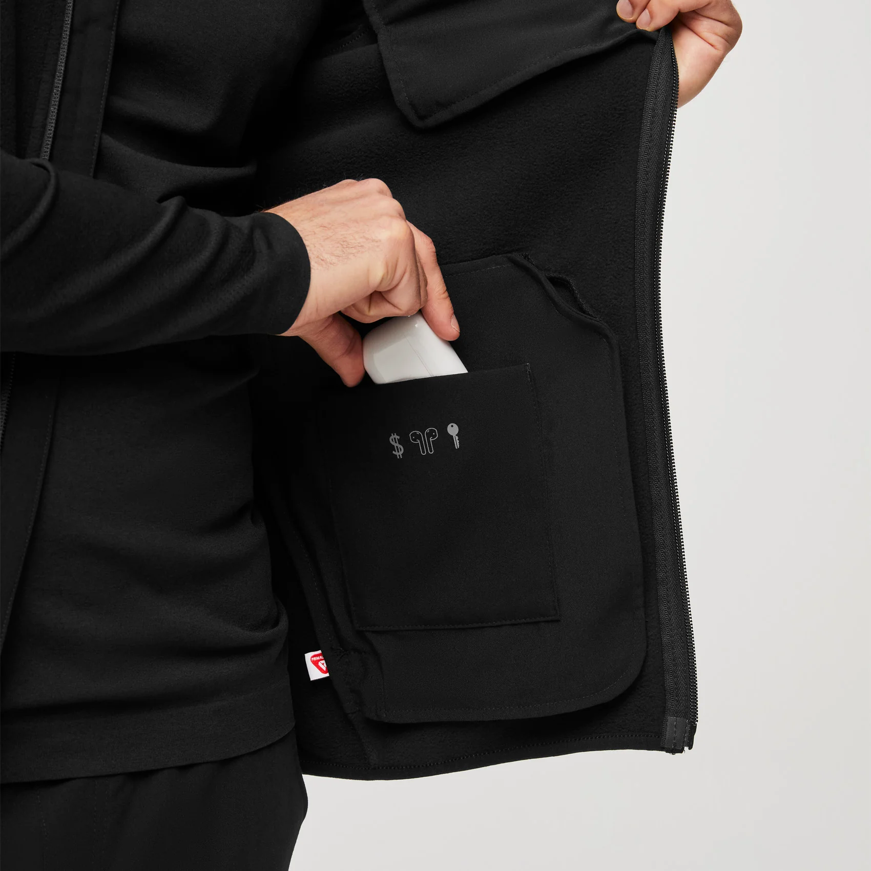 Men's Black On-Shift™ - Fleece Vest - Image 9