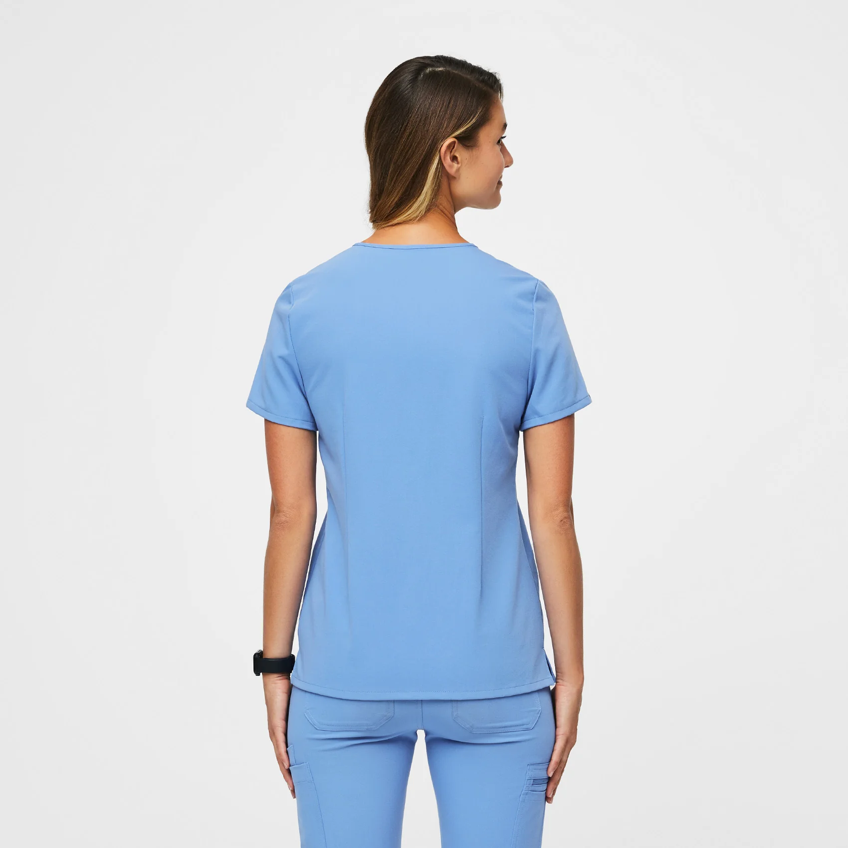 Women's Ceil Blue Casma - Scrub Top - Image 4