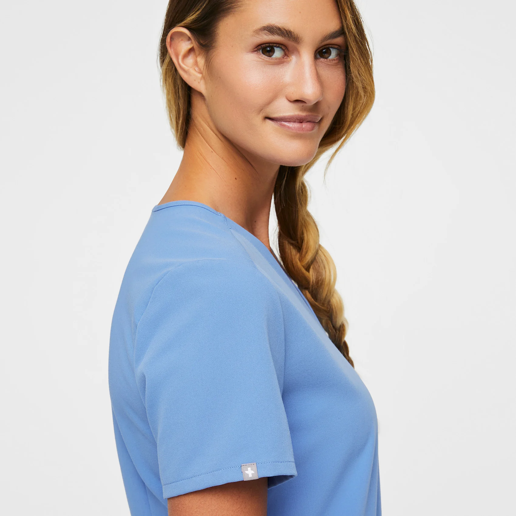 Women's Ceil Blue Casma - Scrub Top - Image 6