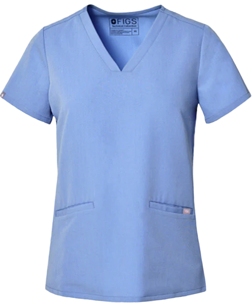Women's Ceil Blue Casma - Scrub Top - Image 9