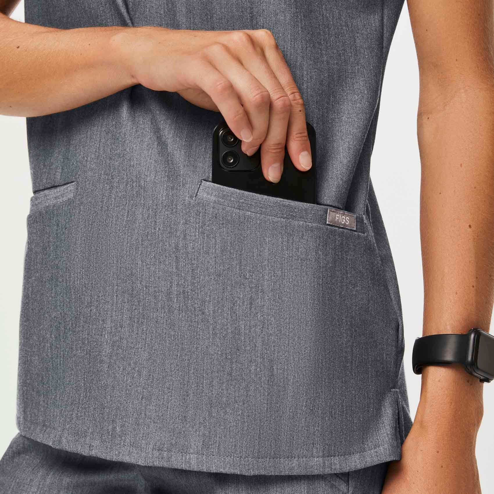 Women's Graphite Casma -  Scrub Top - Image 5