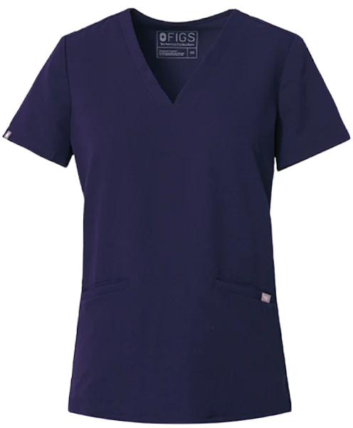 Women's Navy Casma -  Scrub Top - Image 7