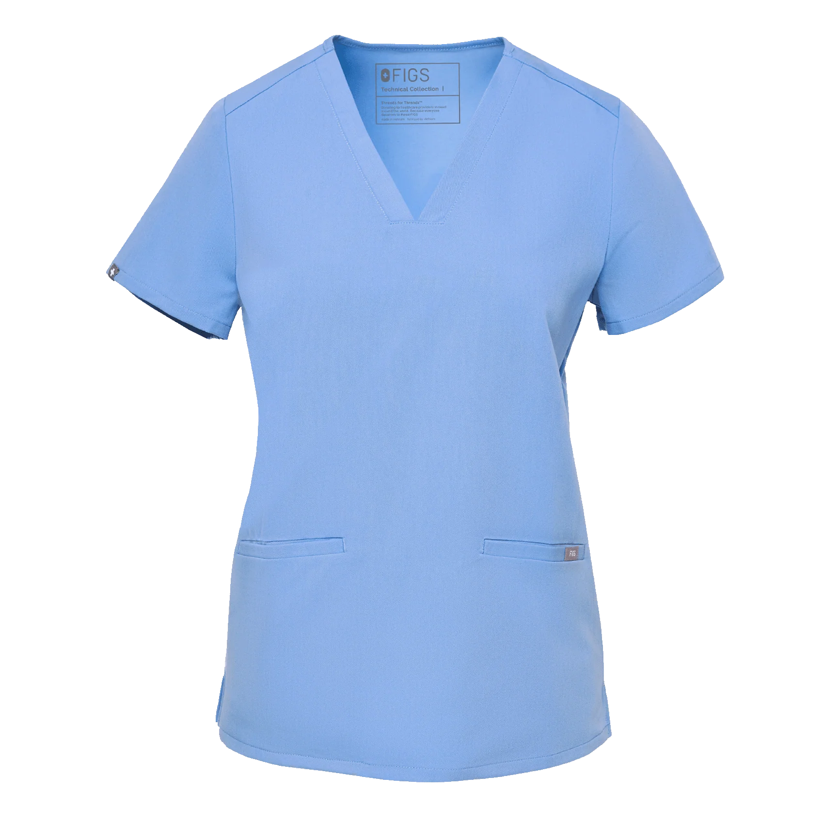 Women's Ceil Blue Casma - Scrub Top - Image 11