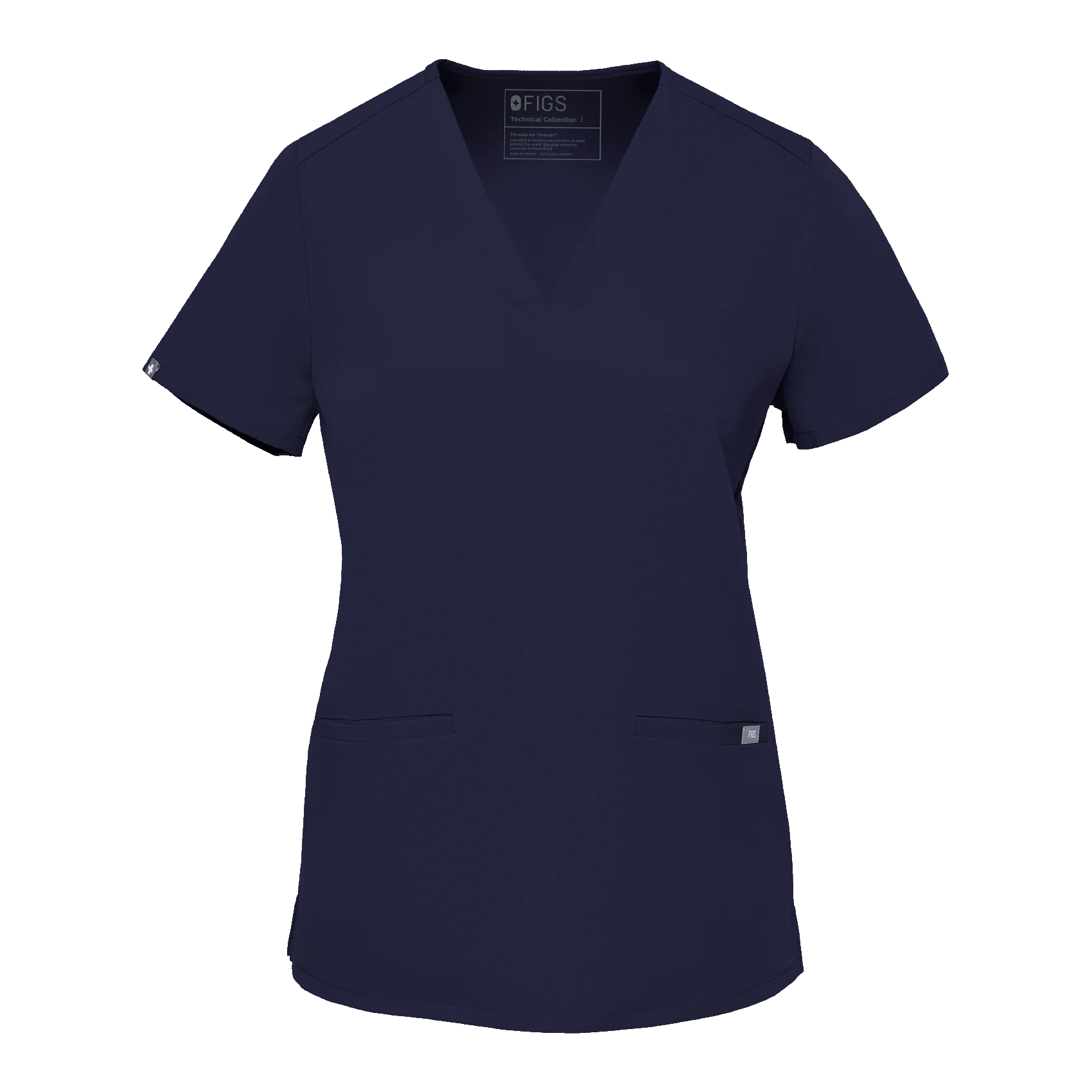 Women's Navy Casma -  Scrub Top - Image 9