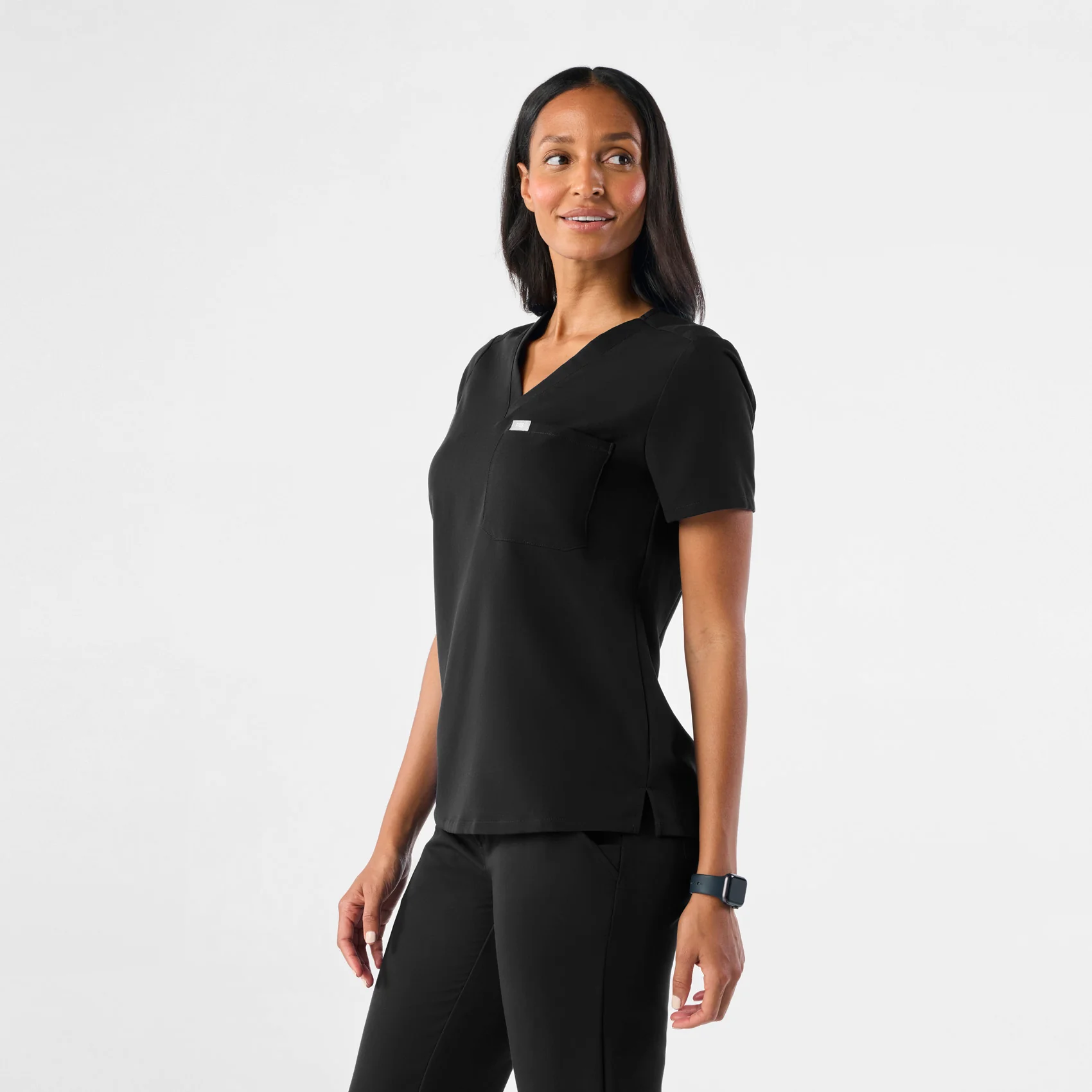 Women's Black Catarina Scrub Top™ - Image 3