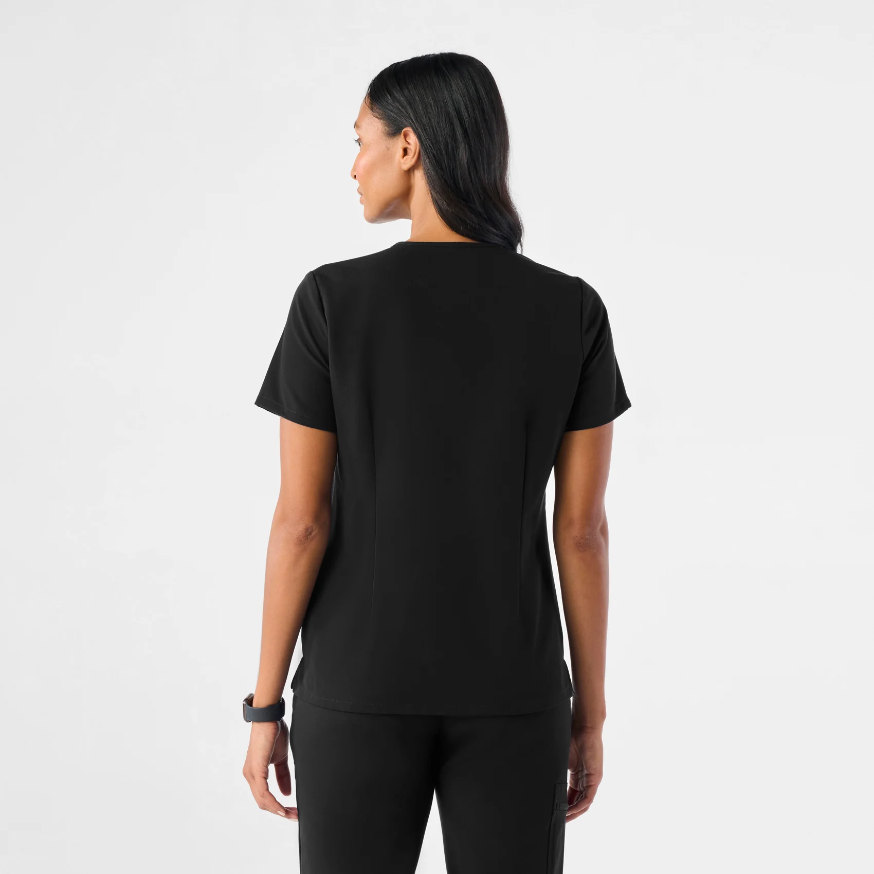 Women's Black Catarina Scrub Top™ - Image 4