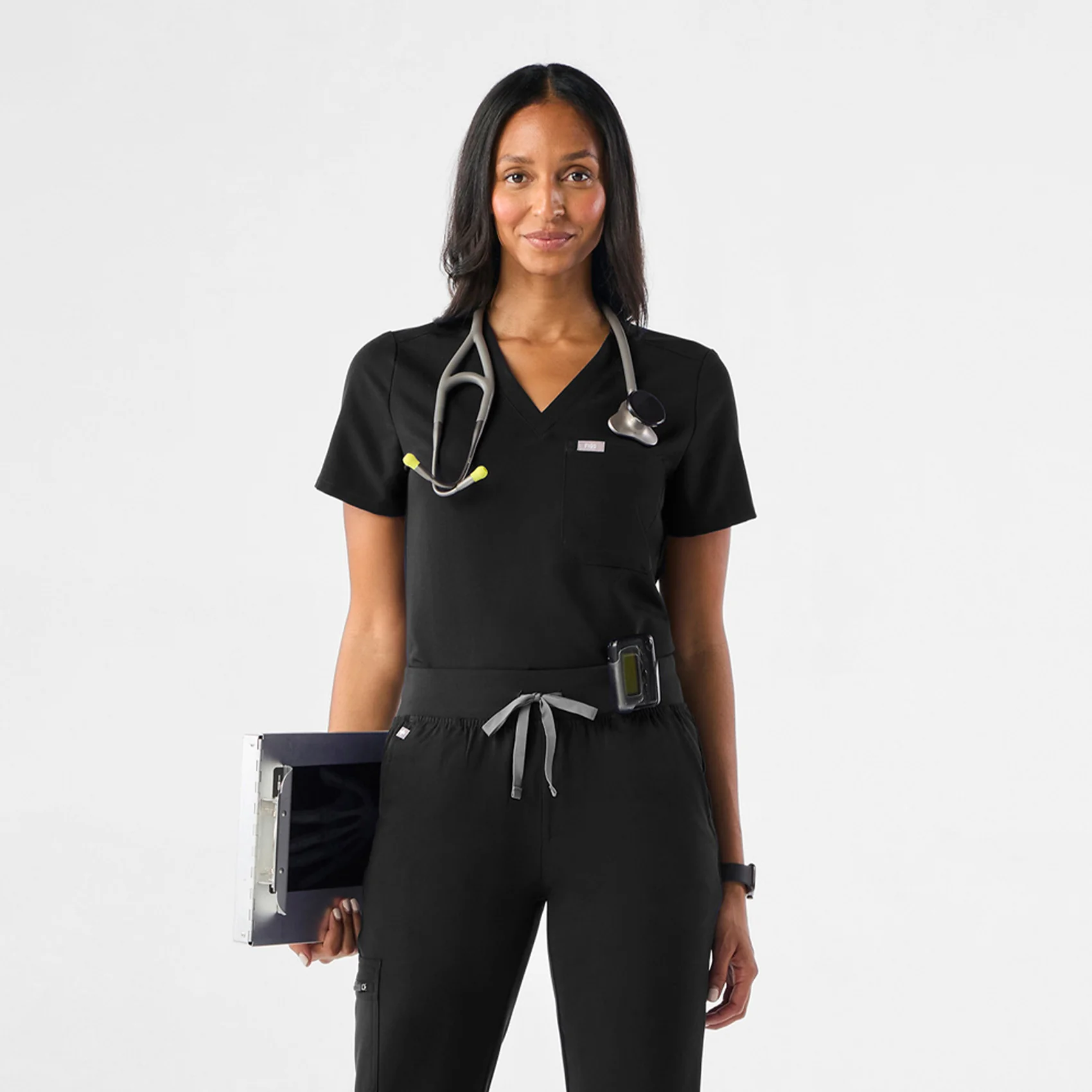 Women's Black Catarina Scrub Top™ - Image 5