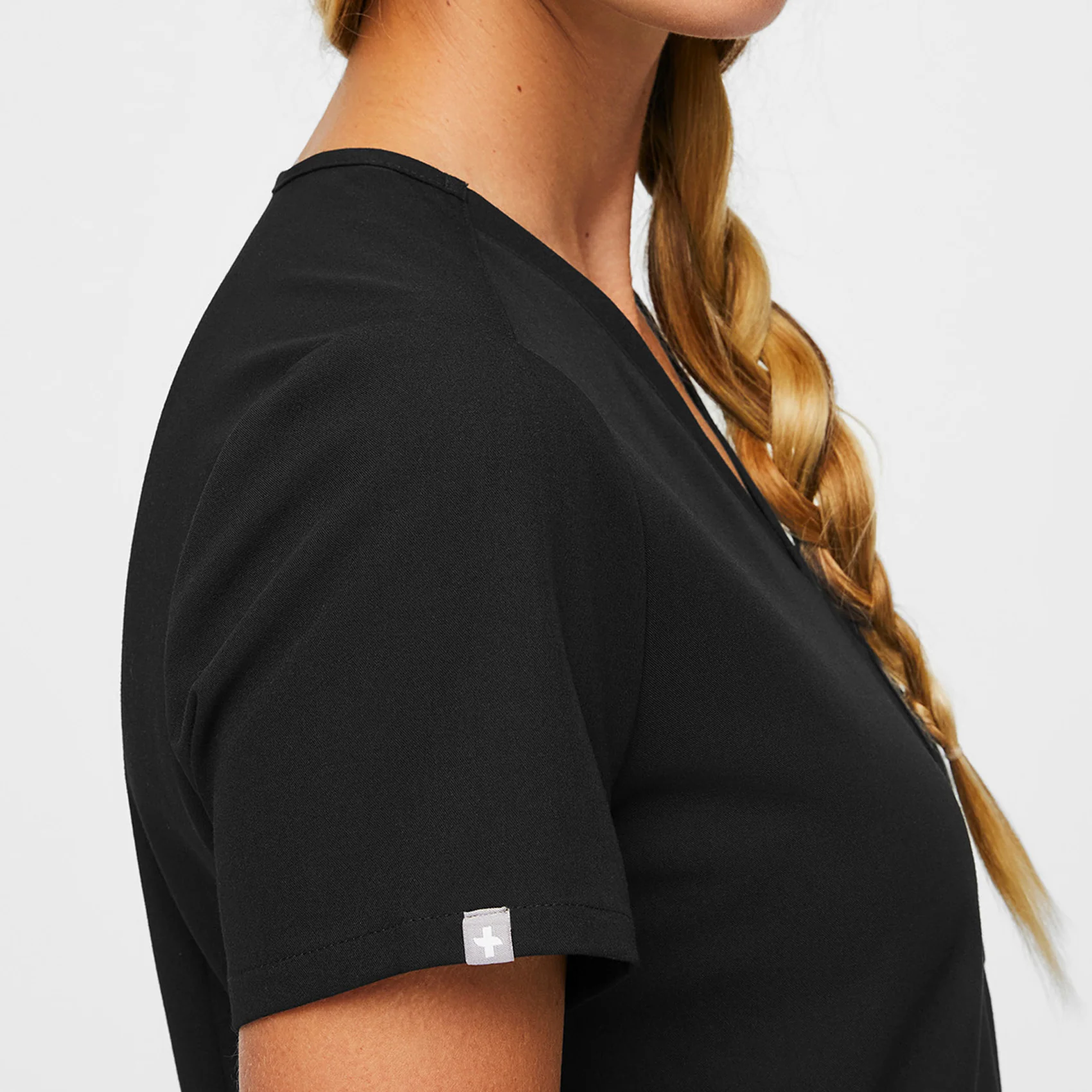 Women's Black Catarina Scrub Top™ - Image 7