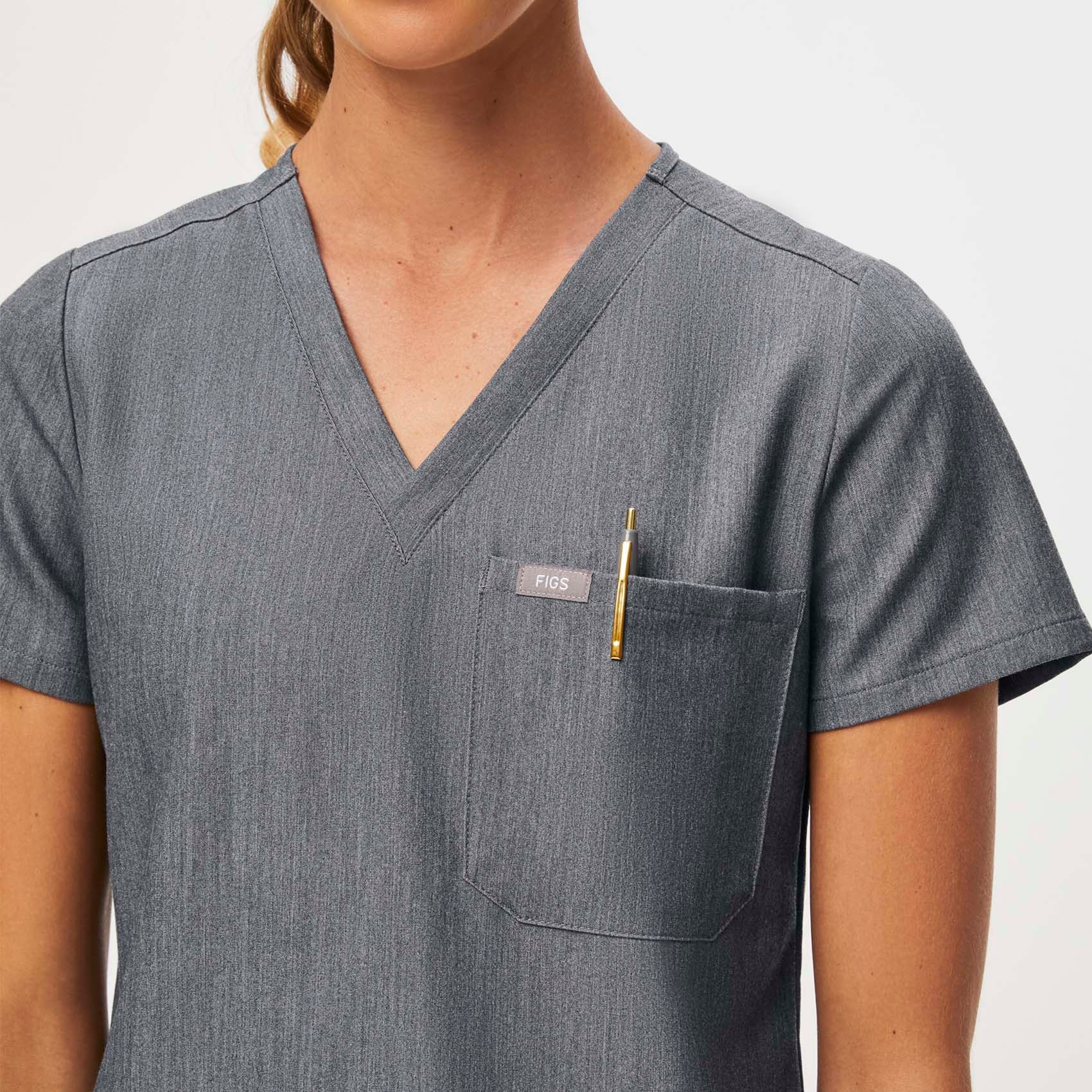 Women's Graphite Catarina Scrub Top™ - Image 6